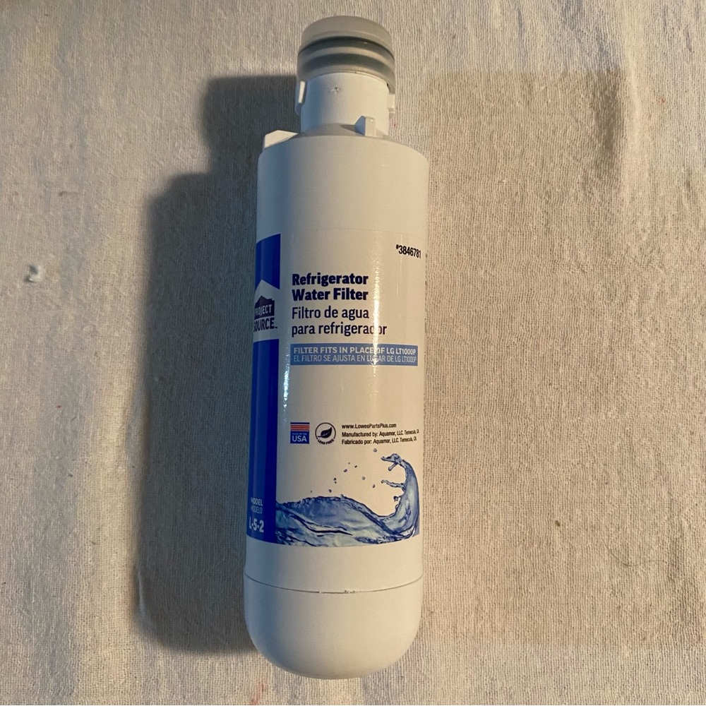Lowe’s Project Source Model L-5-2 Refrigerator Water Filter #3846781